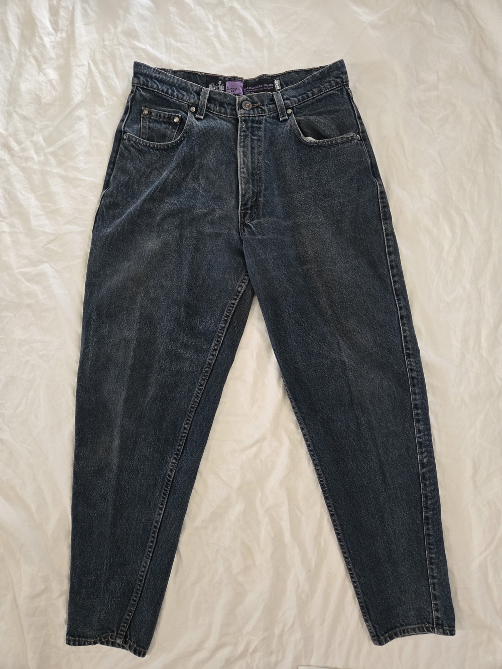 Levi's SilverTab Vintage 90s Baggy Tapered Blue Medium Wash Denim Jeans